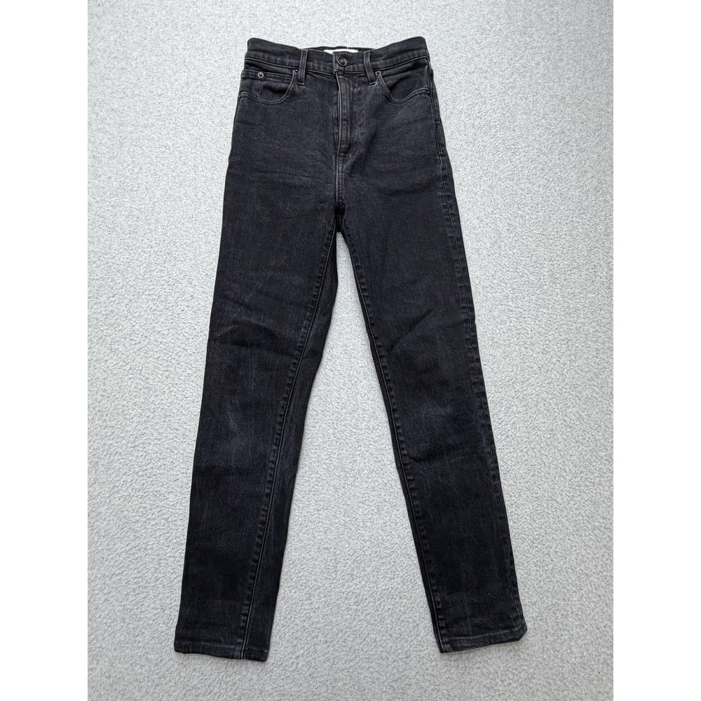 SLVRLAKE Beatnix Skinny Jeans Womens 25 Charcoal Gray Mid Rise Denim